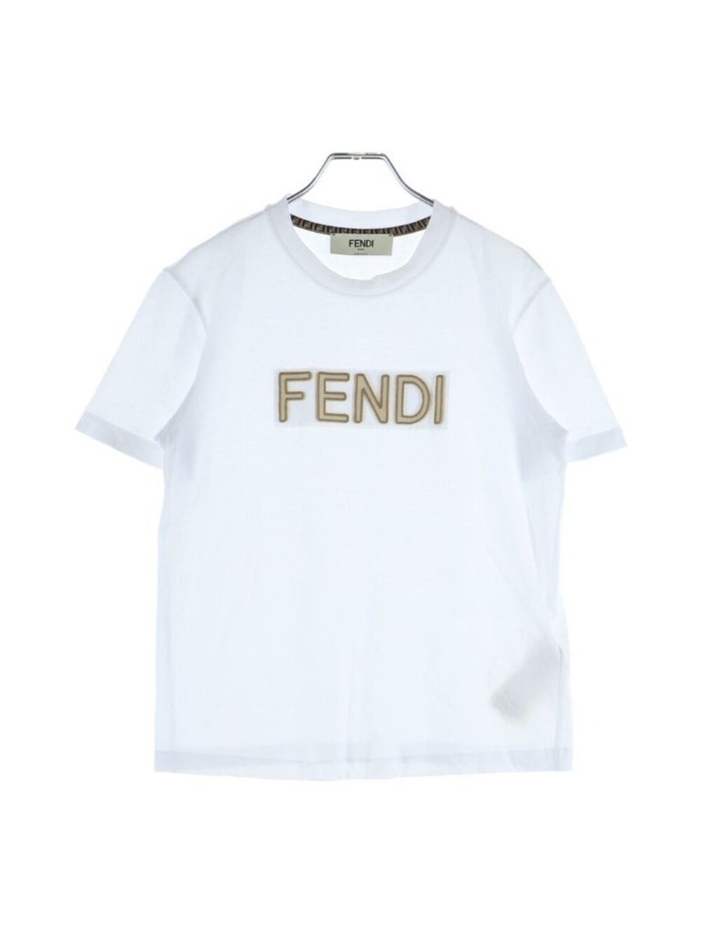 Fendi Logo T-Shirt Cotton White